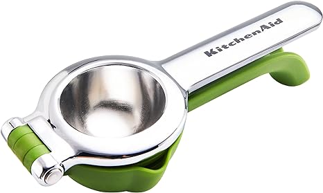 KitchenAid KD070OHLCA Citrus Squeezer, Aluminum, Green