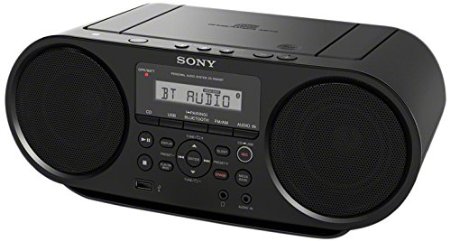 Sony ZSRS60BT CD Boombox with Bluetooth and NFC Black