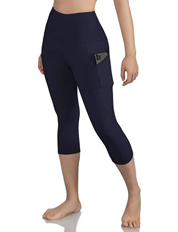 ODODOS Out Pocket High Waist Yoga Pants,Tummy Control,Pocket Workout Yoga Pant