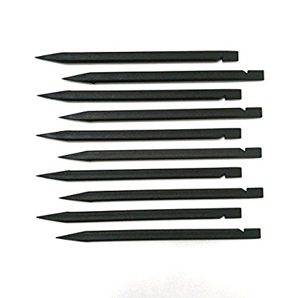 10 Pieces Universal Black Stick Spudger Opening Pry Tool Kit for iPhone Mobile Phone iPad Tablets Macbook Laptop PC Repair