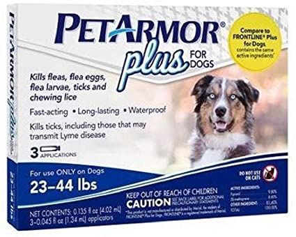 PETARMOR Plus for Dogs 23-44 LBS.