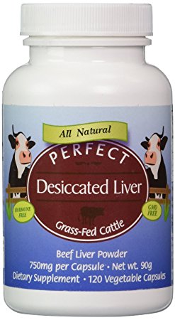 Perfect Desiccated Liver - 120 capsules - 3 Pack