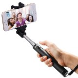 Ubegood Selfie Stick Monopod Extendable with Wireless Bluetooth Self Portrait Photography Black