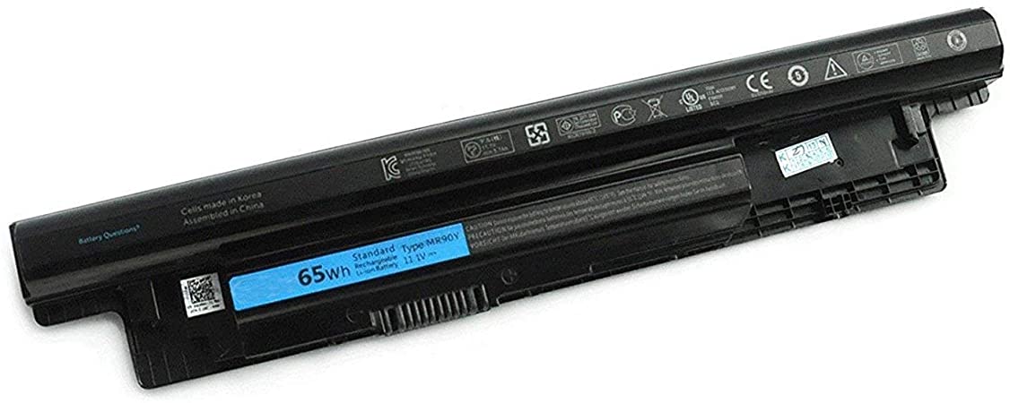 Ding MR90Y Replacement Battery Compatible with Dell Inspiron 14 3421 14r 5421 3437 N3421 N5421 / 15 3521 / 15r 3537 5521 5537 N3521 N5521 N5537 / 17 372 MR90Y 0MF69 00MF69 (65Wh 5800mAh)