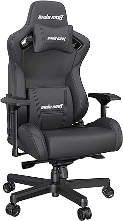Andaseat AD12XL-07-B-PV-B01 Kaiser Series Pro Gaming Chair, Black