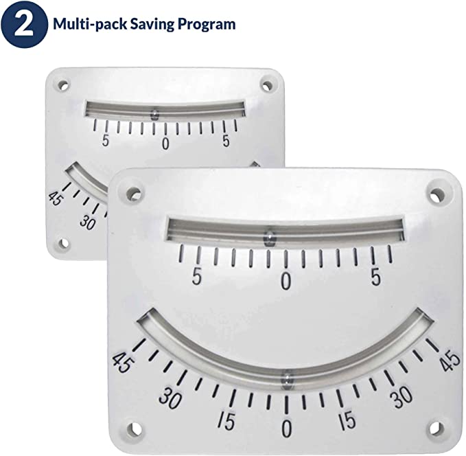 Five Oceans Marine Dual Scale Tilt Gauge Clinometer (Pair) FO-3037-M2