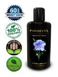 Flaxseed Oil Cold Pressed - 200 ml - 100 Organic Vegan and Gluten Free Great Taste Perfect for Kids of All Ages Improves Joint Mobility Bone Strength and Immune System Essential Omega 3 for Healthy Hair Skin and Nails