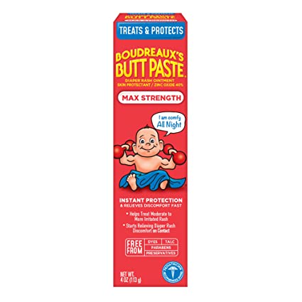 Boudreaux's Butt Paste Diaper Rash Ointment (4oz)