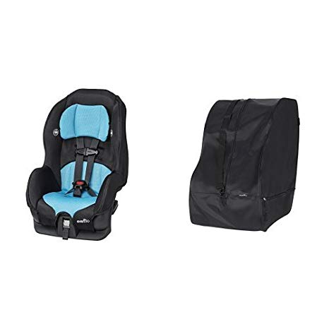 Evenflo Tribute LX Convertible Car Seat - Neptune with Car Seat Travel & Storage Bag