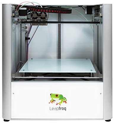 Leapfrog Creatr Dual-Extruder Fully Assembled 3D Printer, 200 x 270 x 230 mm Maximum Build Dimensions 0.05-mm Maximum Resolution; ABS, Laybrick, Nylon, PLA, and PVA Filament