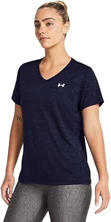 Under Armour womens Tech Twist Short Sleeve V Neck