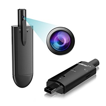 Conbrov HD088 Official Wearable Potable Mini Hidden Camera Spy Pen Body Cam Digital Camcorder Voice Video Recorder - 720P High Definition - 5 Hours Continuous Recording