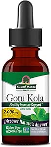 Nature's Answer, Gotu Kola, 600mg, 30ml, Gluten Free, Soy Free, Vegan, Vegetarian, Non-GMO