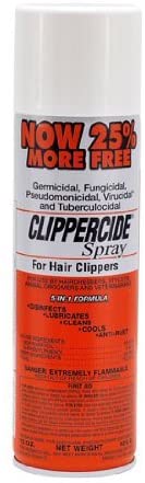 Barbicide Clipperside Hair Clippers Spray Cleaner Large 15 OZ. Bottle with EXCLUSIVE 5-In-1 Formula Disinfects