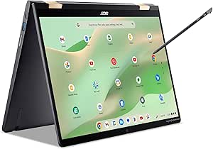 Acer Chromebook Spin 714 CP714-2WN-74R0 Laptop Intel Evo Intel Core i7-1355U 14" 2560x1600 IPS Touch Display 8GB LPDDR4X 256GB SSD Wi-Fi 6E QHD MIPI Webcam Backlit Keyboard Chrome OS