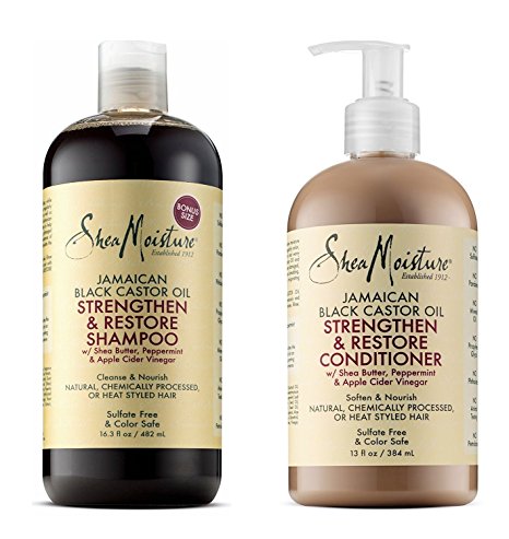 Shea Moisture - Jamaican Black Castor Oil Shampoo & Conditioner Set