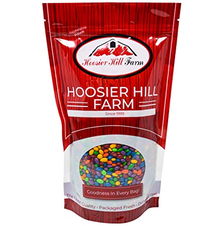 Hoosier Hill Farm Rainbow Seeds, chocolate covered & candy coated Sunflower seeds, (3 lb)