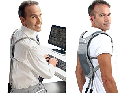 ERGO Posture Corrector by Wearable Ergonomics®: A Revolutionary Posture Brace Back Support System for Men and Women - Posture Correction Made Simple & Easy! Wearable Posture Support for Every Day Use.