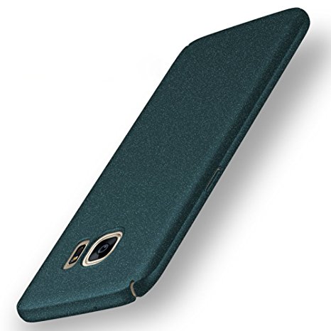 Anccer Samsung Galaxy S7 Case [Colorful Series] [Ultra-Thin] [Anti-Drop] Premium Material Slim Full Protection Rock Sand Matte Shield Cover (Gravel Green)