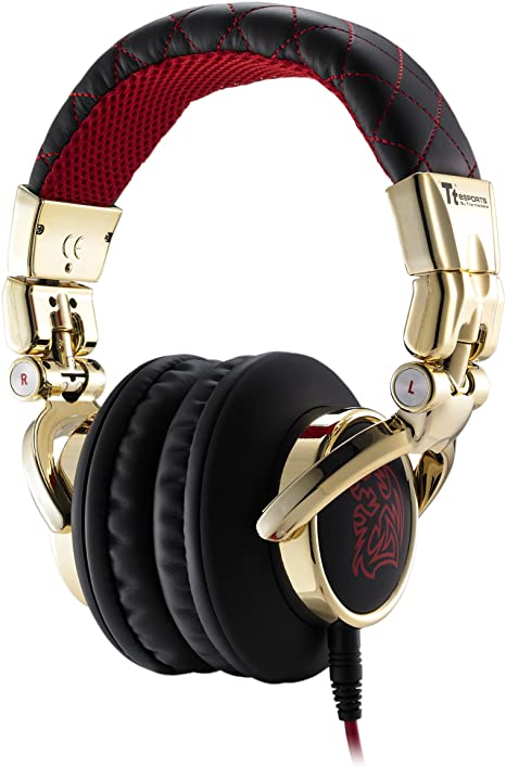 Tt eSPORTS HT-DRS007OERE Chao Series Headphones, Dracco Signature - Red
