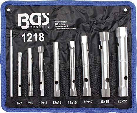 BGS 1218 | Box Spanner Set | 6 x 7 - 20 x 22 mm | 9 pcs.