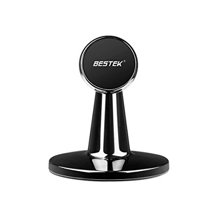 BESTEK Magnetic Cell Phone Desk Holder Desktop Mount, Fits all Smartphone and Small Tablets, Black