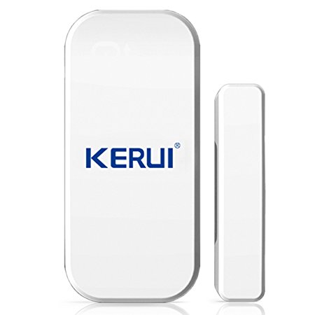 KERUI Wireless Home Doors Windows Security Entry Alarm System - EASY to install FREE BATTIRES Door Sensor for GSM Home Security Alarm System