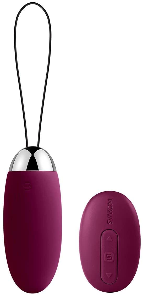 Svakom Elva Remote-Controlled Vibrating Egg, Purple