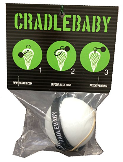 CradleBaby Rubber Lacrosse Ball for Training Indoor, Outdoor, Shooting, Catching