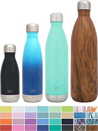 Simple Modern Vacuum Insulated Double-Walled Wave Water Bottle