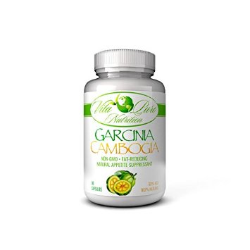 $5 EXTRA OFF AT CHECKOUT- 100% PURE GARCINIA CAMBOGIA BY VITA PURO NUTRITION - BEST FORMULA ON THE MARKET FOR LOOSING WEIGHT FAST AND NATURALLY - 60% HCA -90 CAPSULES- NON-GMO- 1200 mg per serving
