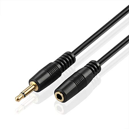 TNP 3.5mm Mono Extension (3FT) - 12V Trigger, IR Infrared Sensor Receiver Extension Extender, 3.5mm 1/8" TS Monaural Mini Mono Audio Plug Jack Connector Male to Female Cable Wire Cord