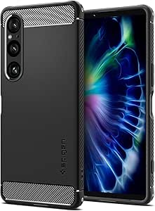 Spigen Rugged Armor Designed for Xperia 1 VI Case (2024) [Military-Grade Protection] - Matte Black