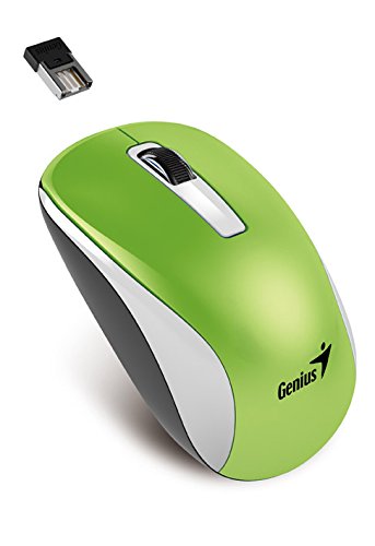 Genius 2.4 GHz High Performance Optical Programmable Wireless Mouse Blue Eye Engine (NX-7010 Green)