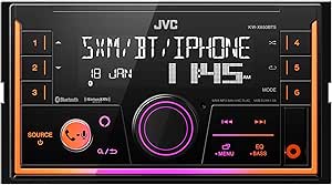 JVC KW-X850BTS Bluetooth Car Stereo Digital Media Receiver with USB Port, AM/FM Radio, MP3 Player, Amazon Alexa, Android, iPhone, Double DIN, 13-Band EQ