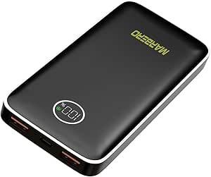 MARBERO 10000mAh 22.5W Battery Pack Portable Charger Power Bank Fast Charging with USB C in&Out LED Display, External Battery Power Bank for iPhone Samsung, Other USB Devices etc