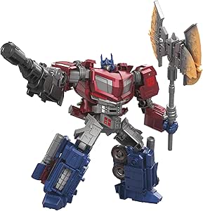 Transformers Toys Studio Series Voyager Class 03 Gamer Edition Optimus Prime Toy, 6.5-inch, Action Figure for Boys and Girls Ages 8 and Up