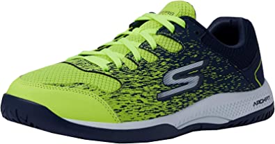 Skechers Men's Viper Court-Athletic Indoor Outdoor Pickleball Shoes with Arch Fit Support Sneaker