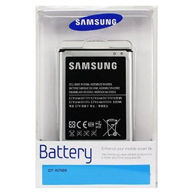Samsung Galaxy Note 2500mAh Rechargeable Battery - Non-Retail Packaging - Silver