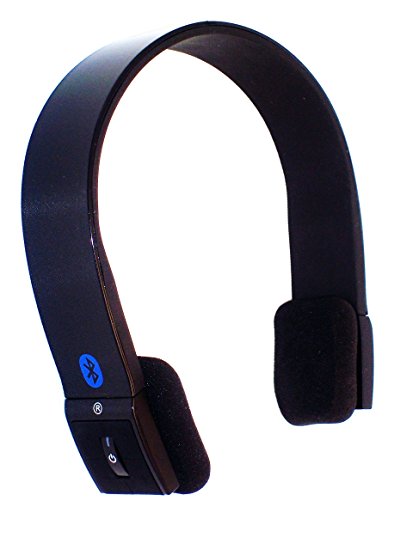 KOKKIA S10 Enhanced Data Rate Bluetooth Stereo Headset for Music and Voice - Luxurious Black