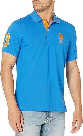 U.S. Polo Assn. Men's Short-Sleeve Polo Shirt with Applique