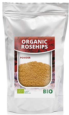 HerbaNordPol Rosehips Powder Organic Natural Source of Vitamin C (1000G)