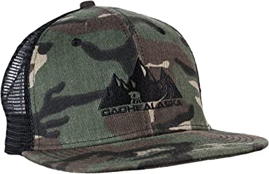 CacheAlaska -Trucker Hat - Flat Brim Snapback Cap Best Alaska Gift for Men or Women