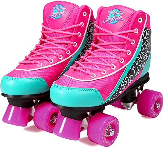 Kandy-Luscious Kid's Roller Skates - Comfortable Outdoor Children's Skates with Fun Colors & Designs
