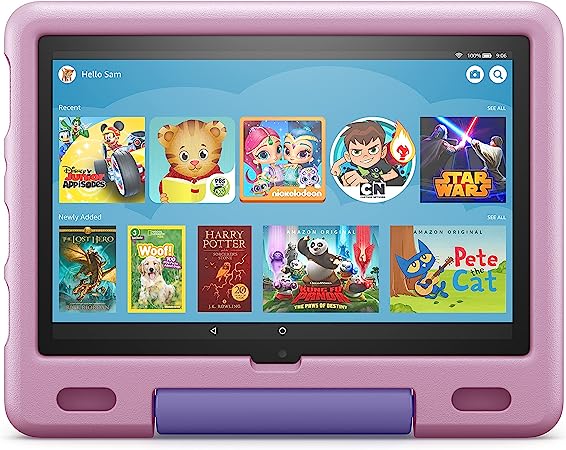 Amazon Kid-Proof Case for Fire HD 10 tablet (Only compatible with 11th generation tablet, 2021 release) – Lavender