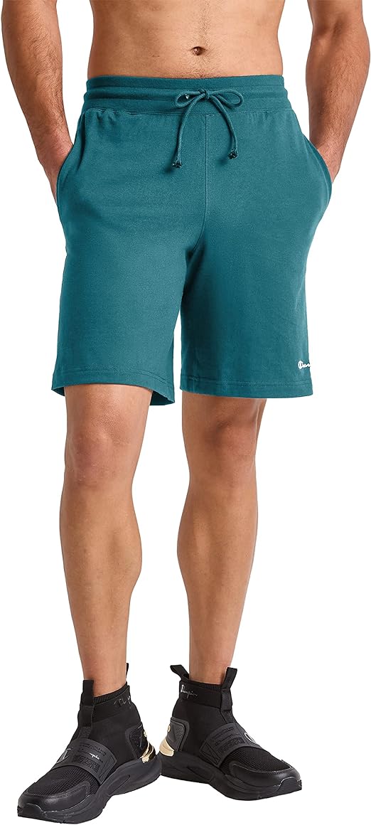 Champion Men's Cotton Jersey Gym Shorts, 100% Cotton Athletic Shorts, Sports Shorts, 7" & 9"