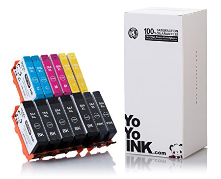 YoYoInk Remanufactured Cartridge Replacement for HP 564 XL 564XL HP564XL 13 Pack (5 Black, 2 Photo Black, 2 Cyan, 2 Magenta, 2 Yellow) With Ink Level Display Indicator