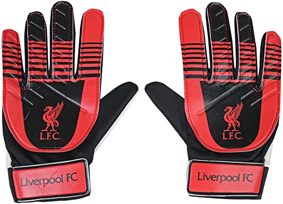 Liverpool FC Official Football Gift Kids Youths Goalkeeper Goalie Gloves