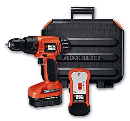 Black & Decker CD12SFK 12-Volt Ni-Cad 3/8-Inch Cordless Drill/Driver with Stud Finder