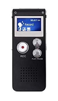 Digital Voice Recorder,Lyyes USB Rechargeable Digital Sound Voice Recorder for Lectures/Meetings/Interviews/Class (8GB)